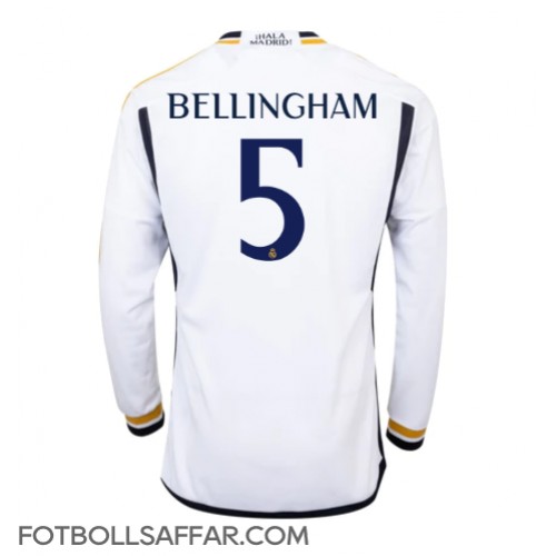 Real Madrid Jude Bellingham #5 Hemmatröja 2023-24 Långärmad